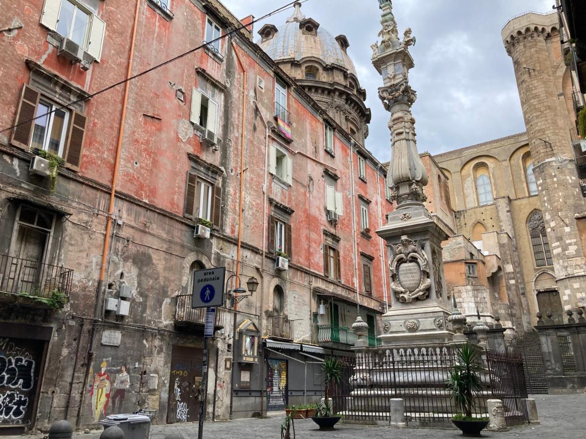 La Casa Blu Nel Cuore Storico Di Napoli Экстерьер фото
