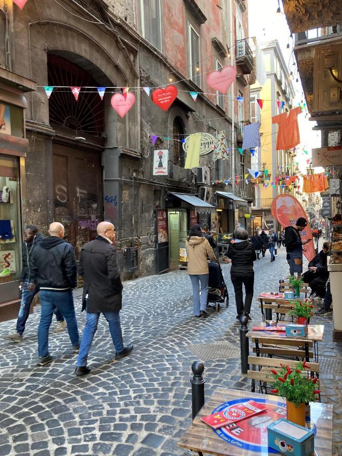 La Casa Blu Nel Cuore Storico Di Napoli Экстерьер фото