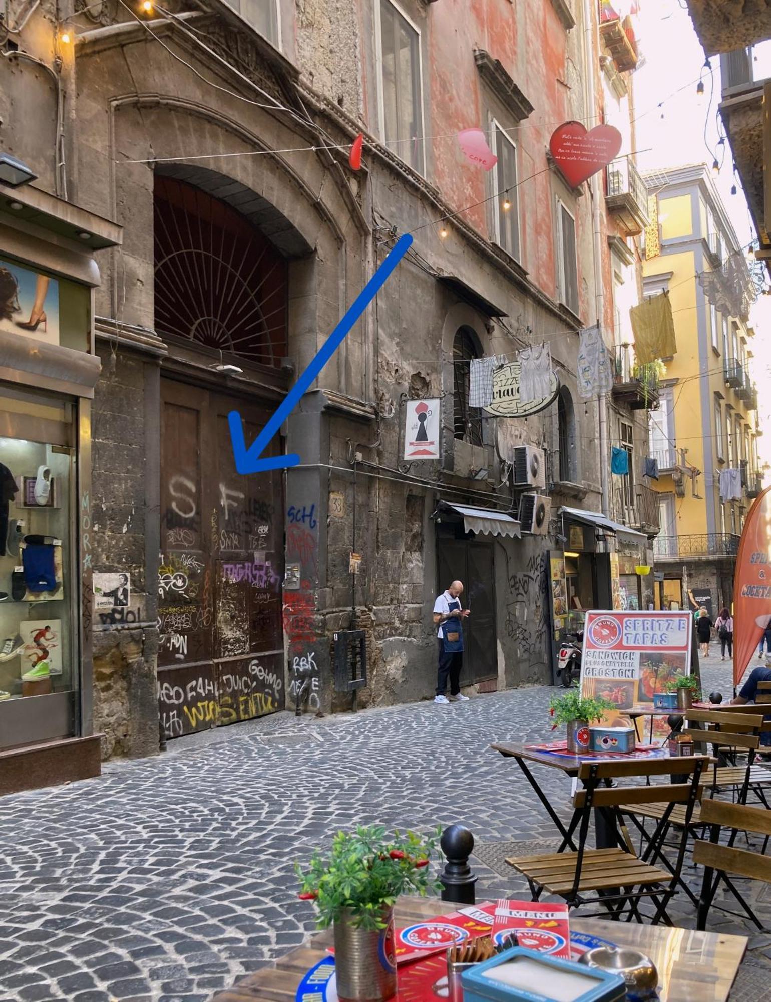 La Casa Blu Nel Cuore Storico Di Napoli Экстерьер фото